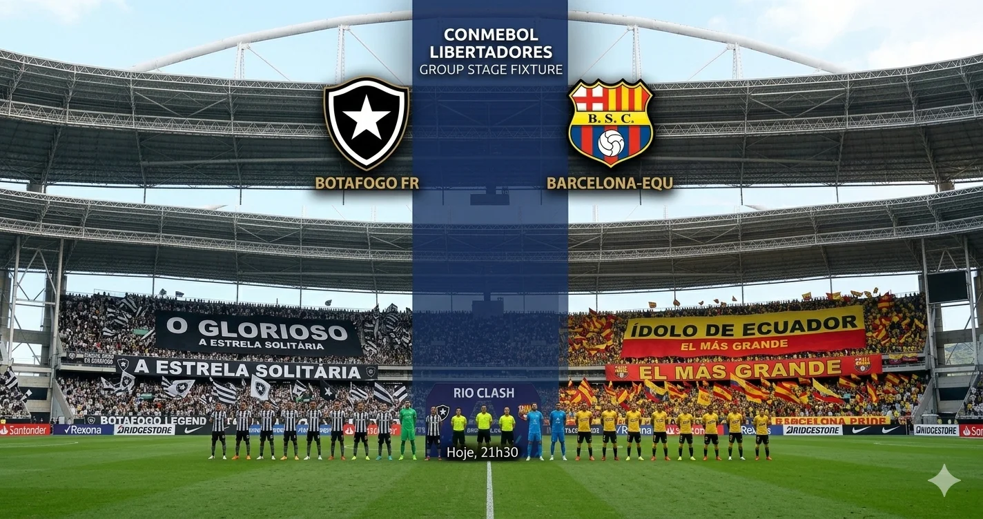 Onde assistir Botafogo x Barcelona do Equador na Libertadores 2026